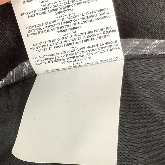 BRAX CELINE WOOL BLEND BLACK TROUSERS - Picture 14 of 15